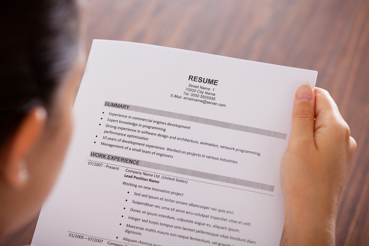 six resume mistakes
